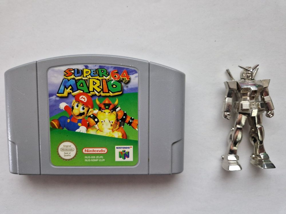 Super Mario 64 Original N64 PAL Cart & Box Tested & Working As Shown