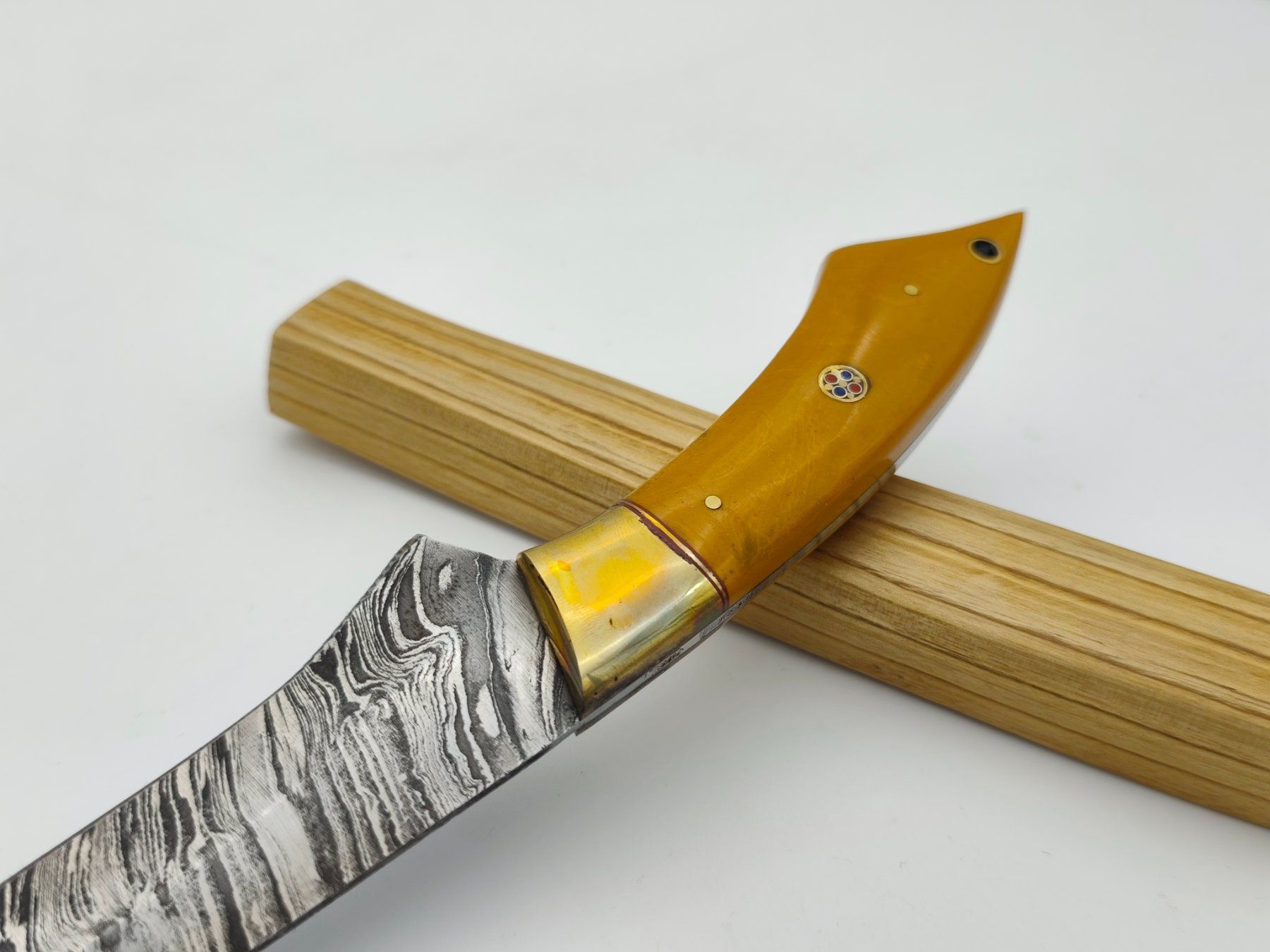 Coltelli da cucina: GEPRÜFT B Damast Messer Chefmesser Knife Damastmesser – Nuovo e nell'imballaggio originale da Arlesheim venduto da Premius_1 6
