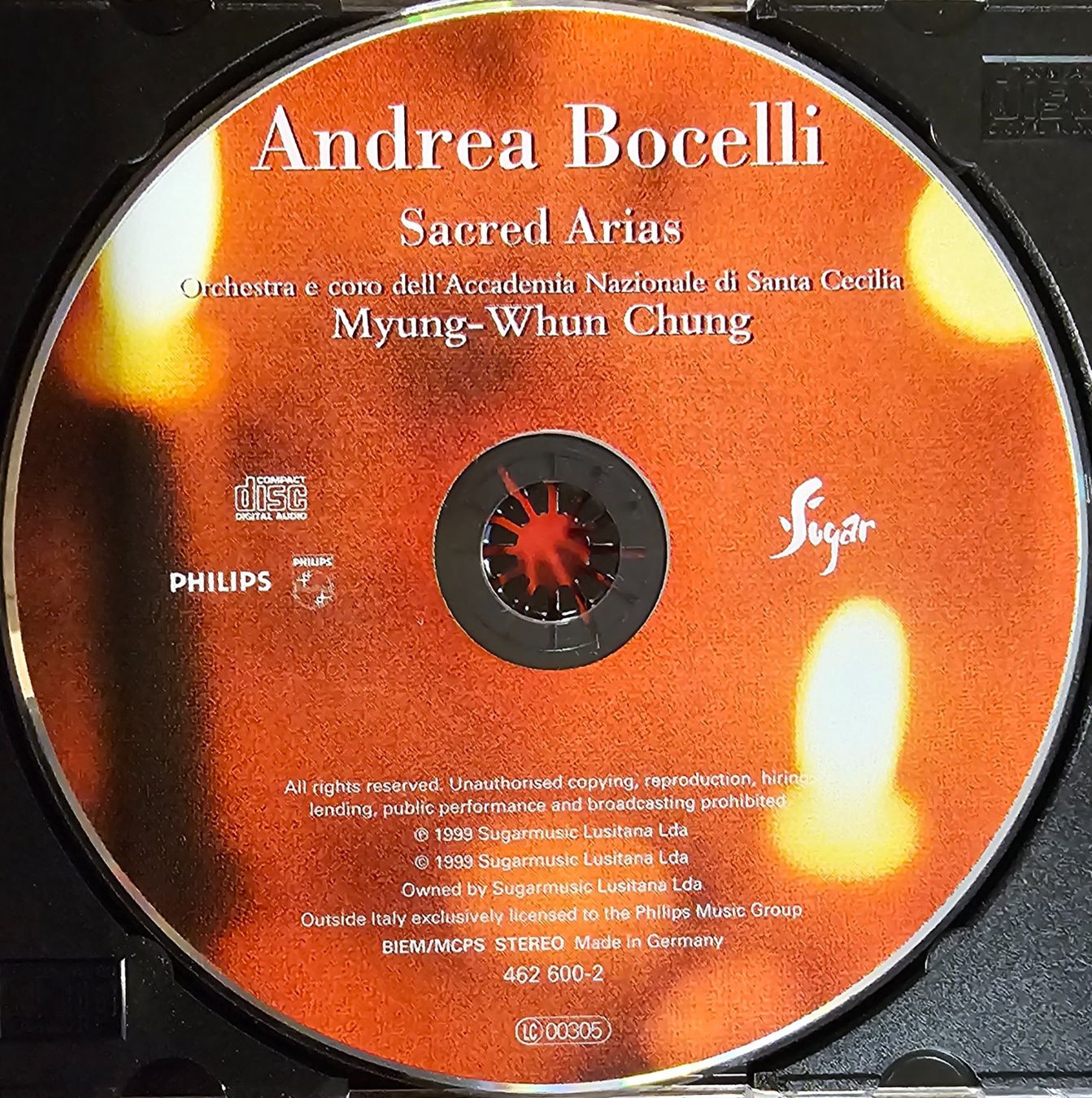 CD: Andrea Bocelli - Sacred Arias – Usato da Wahlen b. Laufen venduto da Cg10 1