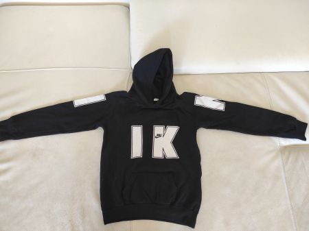 Nike Schwarzer Hoodie/Sweatshirt für Jungen, Größe 12.