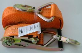 Spanngurt/Spannset mit Rundhaken, 4 T x 10M