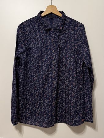 Marc O'Polo Bluse Gr. 44 XL - Organic Cotton Kirschen Print 