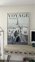 Elegantes Bild "Voyage Champ de Mars Paris" mit Rahmen