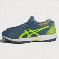 Asics Solution Swift FF Tennisschuhe Gr. 46 Blau-Gelb