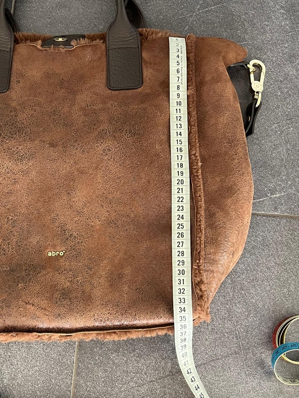 Taschen für Damen: abro shopper cognacfarben leder – Gebraucht aus Romanshorn von Sophielang 3