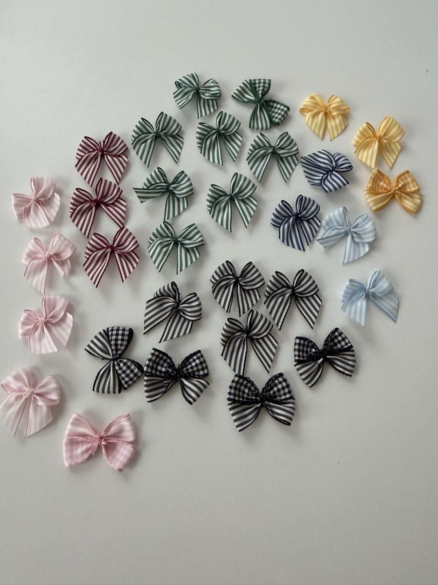 Stoffe: Stoff Schleifen  Set, Mini Schleifen – Neu (gemäss Beschreibung) aus Winterthur von tat_ky5h