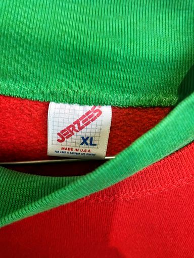 Maglioni & Felpe: Vintage Jerzees Weihnachtspullover mit Weihnachtsmann-Motiv – Usato da Zug venduto da vinokilo 3