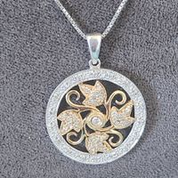 585 Gold Anhänger 0.25 ct Anhänger ohne Kette