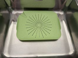 Vielseitige Sinkstation Küchen-Sieb-Matte (Hellgrün)