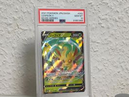 (PSA 10) Leafeon V #2, Eevee Héroes, Carte Pokémon