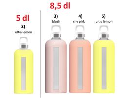 SIGG STAR Glas Trinkflasche 5dl oder 8,5 dl - Auswahl