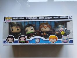 Funko Pop Demon Slayer 4er Pack ab 1 Fr