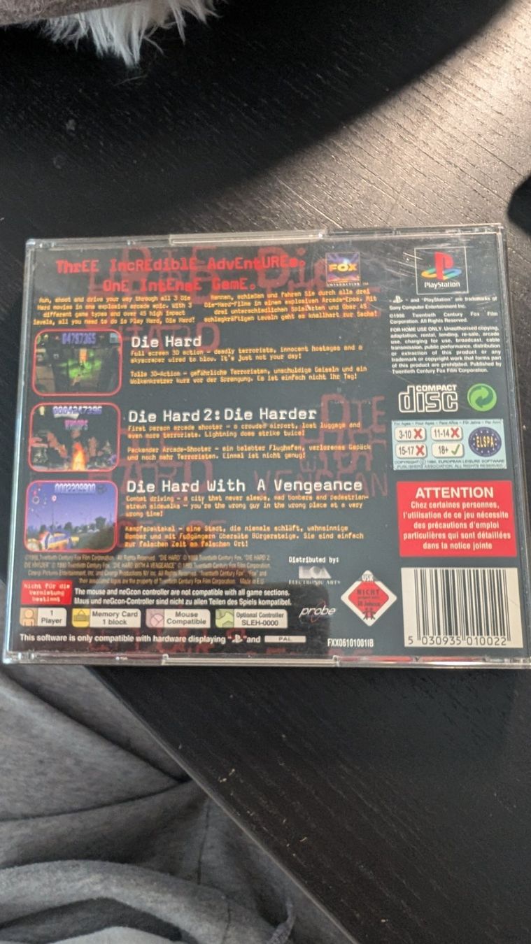 Giochi: Die Hard Trilogy – Usato da St-Cergue venduto da Stekuff73 1