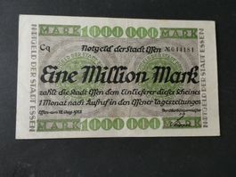 Dt. Reich 1923,  Essen, 1 Million Mark