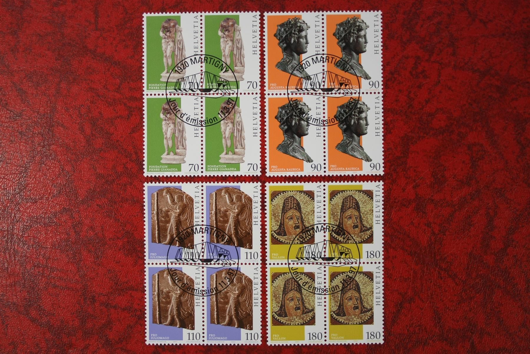 Tous les timbres: 1997:914-917  Et. mit Gummi – Neuf (Voir description) à Deitingen par Lglobi