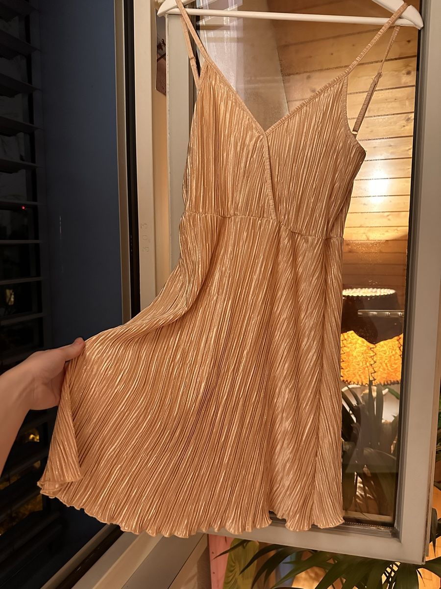 Vestiti: Sommerkleid Gold – Usato da Zürich venduto da BettinaMarie2308