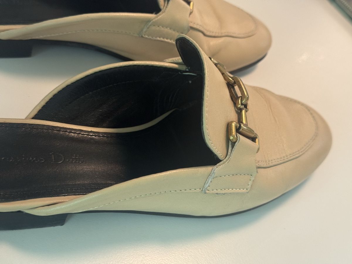 Massimo Dutti Scarpe da donna: Beige Leather Loafers Mules Size 37 – Usato da Zürich venduto da Anastasiya_g 6