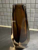 Murano Sommerso facettierte Vase, Flavio Poli