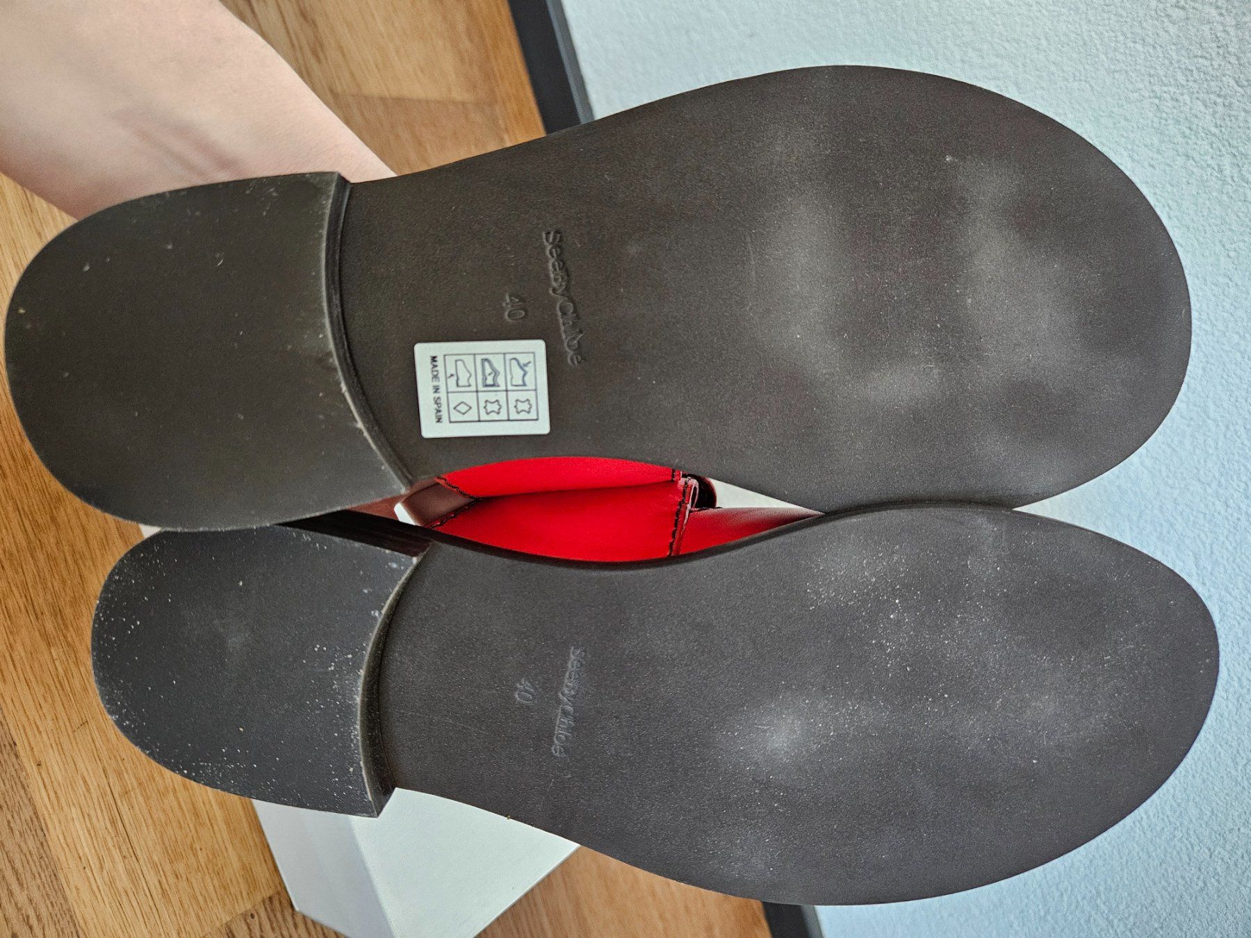 Chloé Scarpe da donna: Schuhe See by Chloe, rot, Leder, neu – Nuovo e nell'imballaggio originale da Zuchwil venduto da ger_ws6t 4