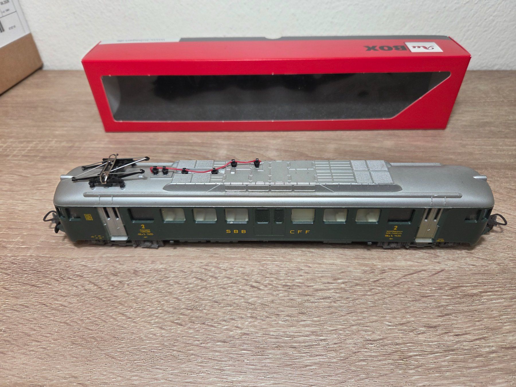Lima Modellini di ferrovie: Lima E-Lok Triebwagen 1435 RBe 4/4 SBB H0 – Usato da St-Aubin-Sauges venduto da Lo_Go 4