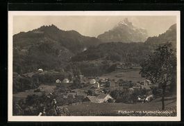 Filzbach, Ortsansicht mit dem Mürtschen
