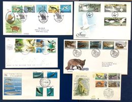 1978 - 1992 - FDC Tierwelt Div. Satzbriefe