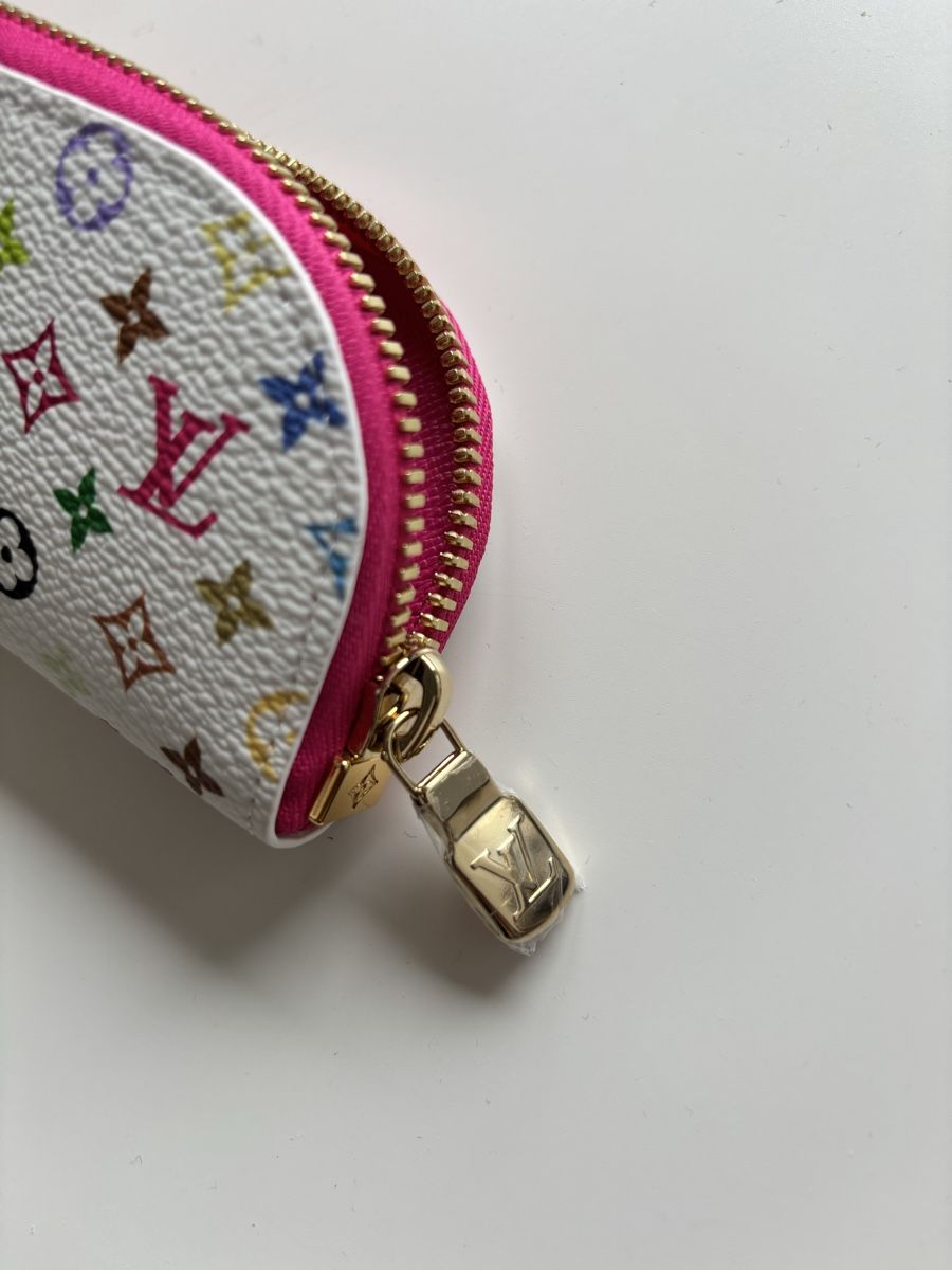 Louis Vuitton Portamonete: Louis Vuitton Murakami Multicolor White Cosmetic Purse – Nuovo e nell'imballaggio originale da Basel venduto da ars_r7xd 5