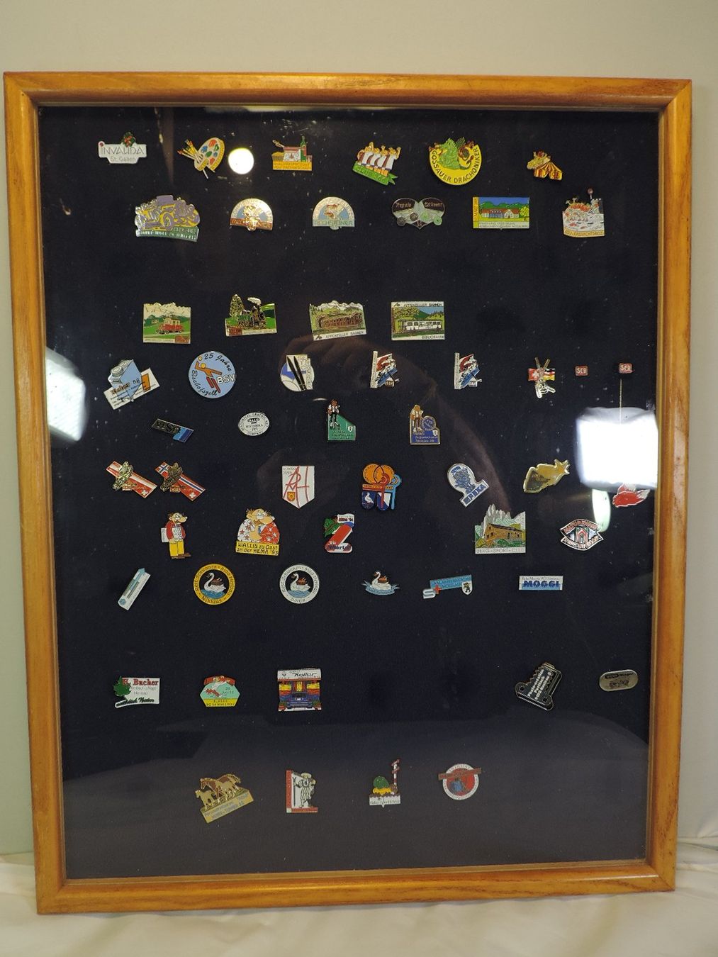 Vetrine: Pin Sammelvitrine aus Holz – Usato da Duggingen venduto da doogbua 1