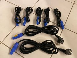 Powercon Neutrik Schuko Movinghead Pioneer Mischpult