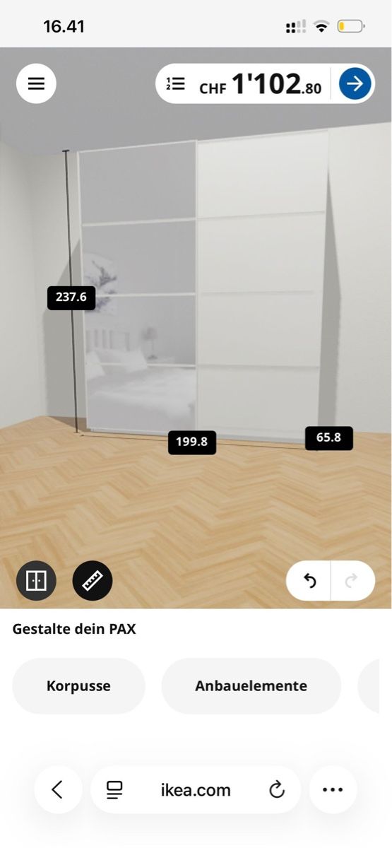 Armadi: Ikea Pax wardrobe (disassembled) – Nuovo (secondo la descrizione) da Zürich venduto da Helmutkeller 1