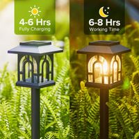 Solarlampen für Außen Garten, 8 Stück