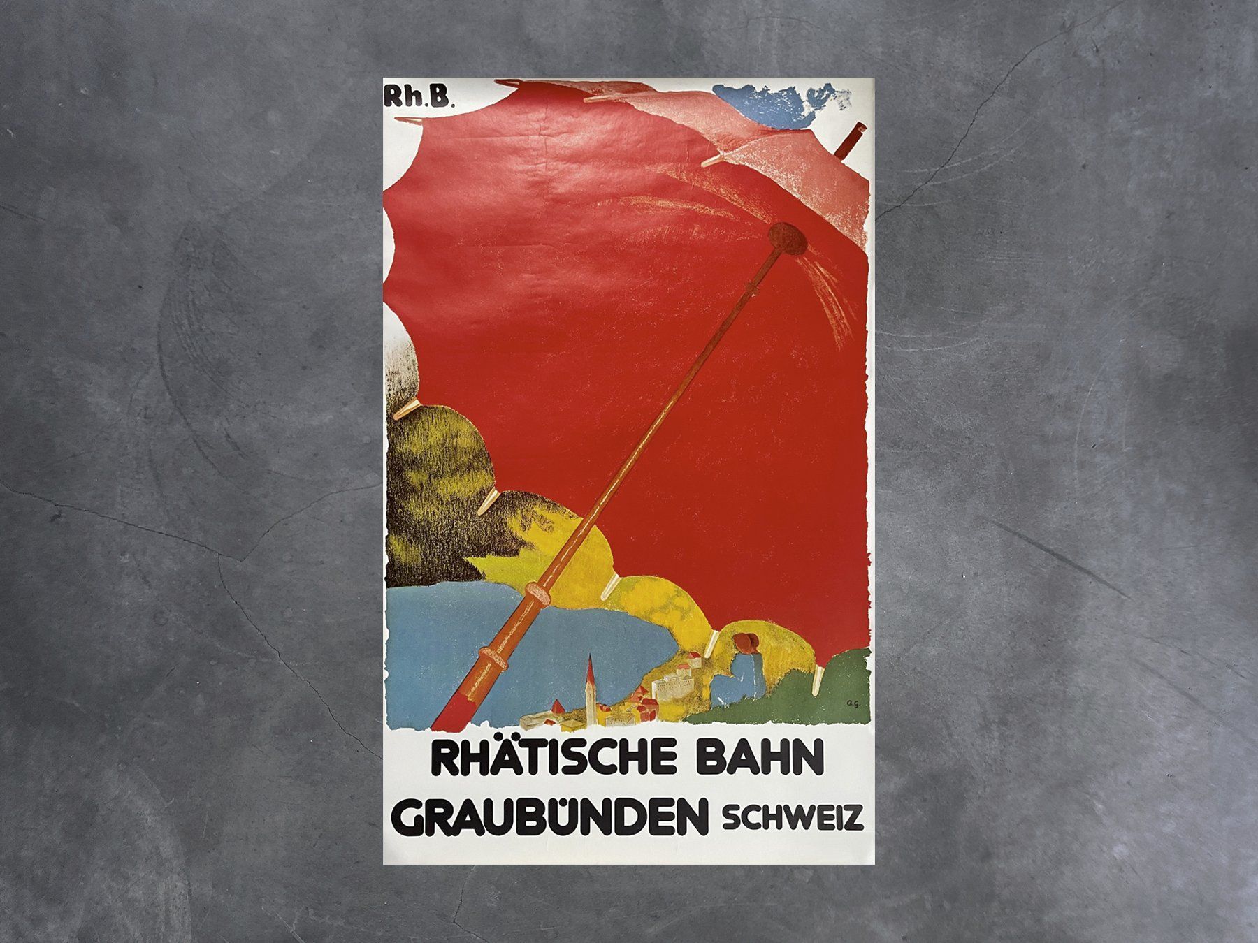 Foto & Immagini: Nostalgie-Plakat «Rhätische Bahn» – Nuovo (secondo la descrizione) da Chur venduto da design-of-time
