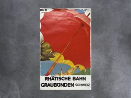 Nostalgie-Plakat «Rhätische Bahn»