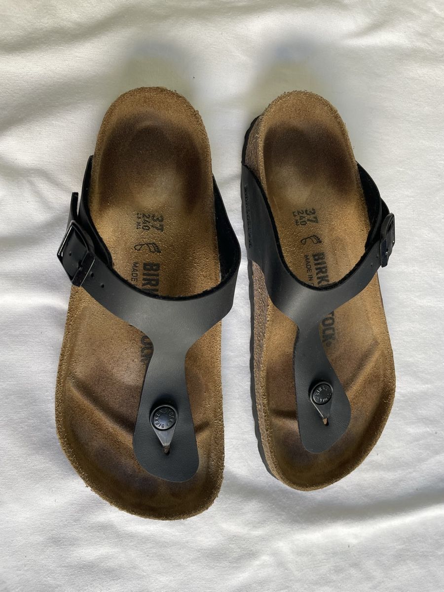 Birkenstock Damenschuhe: Birkenstock Gizeh nere nr. 37 – Gebraucht aus Gorduno von cha_9lgw 1