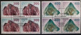 2003 Mineralien Viererblock ET-Stempel