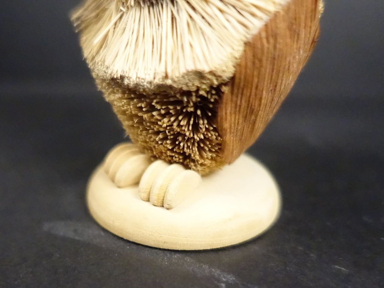 Statuette: Kleine Eule aus Stroh und Holz – Usato da Russikon venduto da Eulenfeder 5