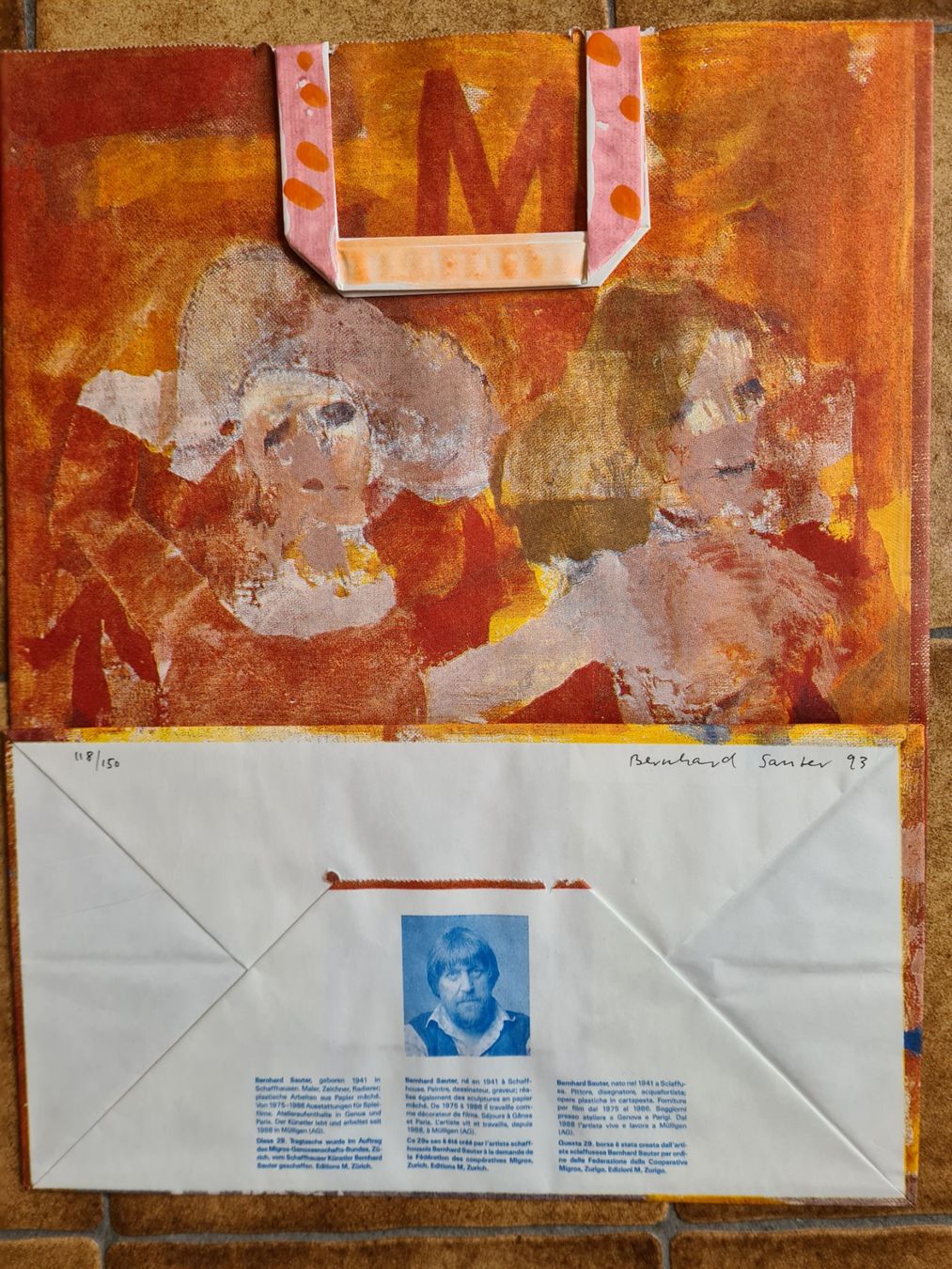 Grafiken & Lithographien: Original Bernhard Sauter Migros Tragtasche – Neu (gemäss Beschreibung) aus Willisau von fipi01 1