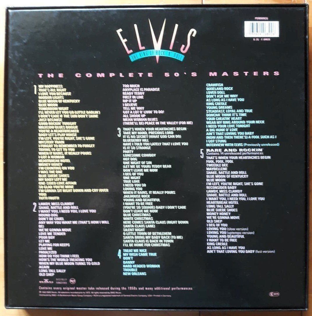 CD: ELVIS PRESLEY - box set 5x CD's – Usato da Le Locle venduto da PereiraHugo 1