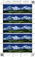 BOGEN Bergpanorama - Eiger, Mönch, Jungfrau**