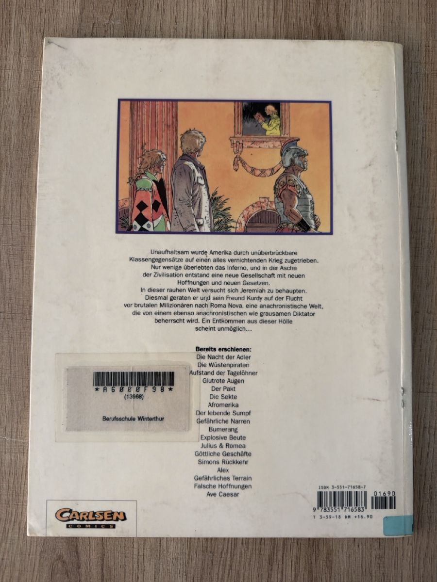 Fumetti: Jeremiah Band 18 Comic – Usato da Hagendorn venduto da masterchieff 1