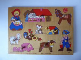 Bauernhof Greif Holzpuzzle, Mertens,1981
