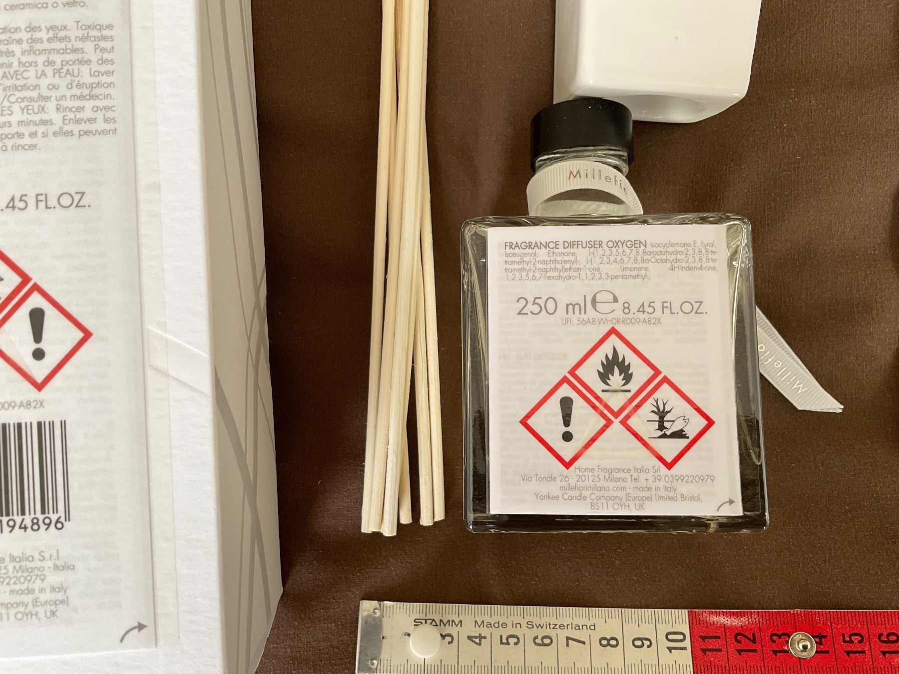 Duftöldiffusoren: Diffuser, Millefiori Zona, Raumduft, Neu, OVP, 250 ml – Neu und originalverpackt aus Regensdorf von Polo101 2