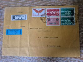 128. FLUGBRIEF MIT F11z, R-BRIEF, SBK 300+