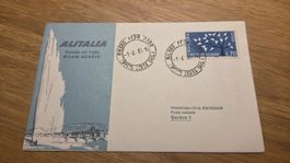 1963 Eröffnungsflug Alitalia Milano - Genève