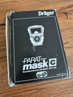 Dräger PARAT Mask C Brandfluchthaube Vintage OVP 1990