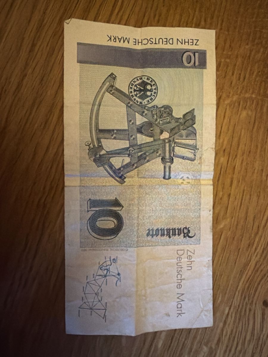 Banconote: 10-Deutsche-Mark-Note vom 2. Januar 1989 – Usato da St. Stephan venduto da Tanja46 1