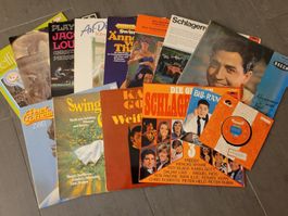 Schallplatten Sammlung Vinyl Retro