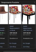 Kartell Stühle - Modell Mademoiselle la Mode" 