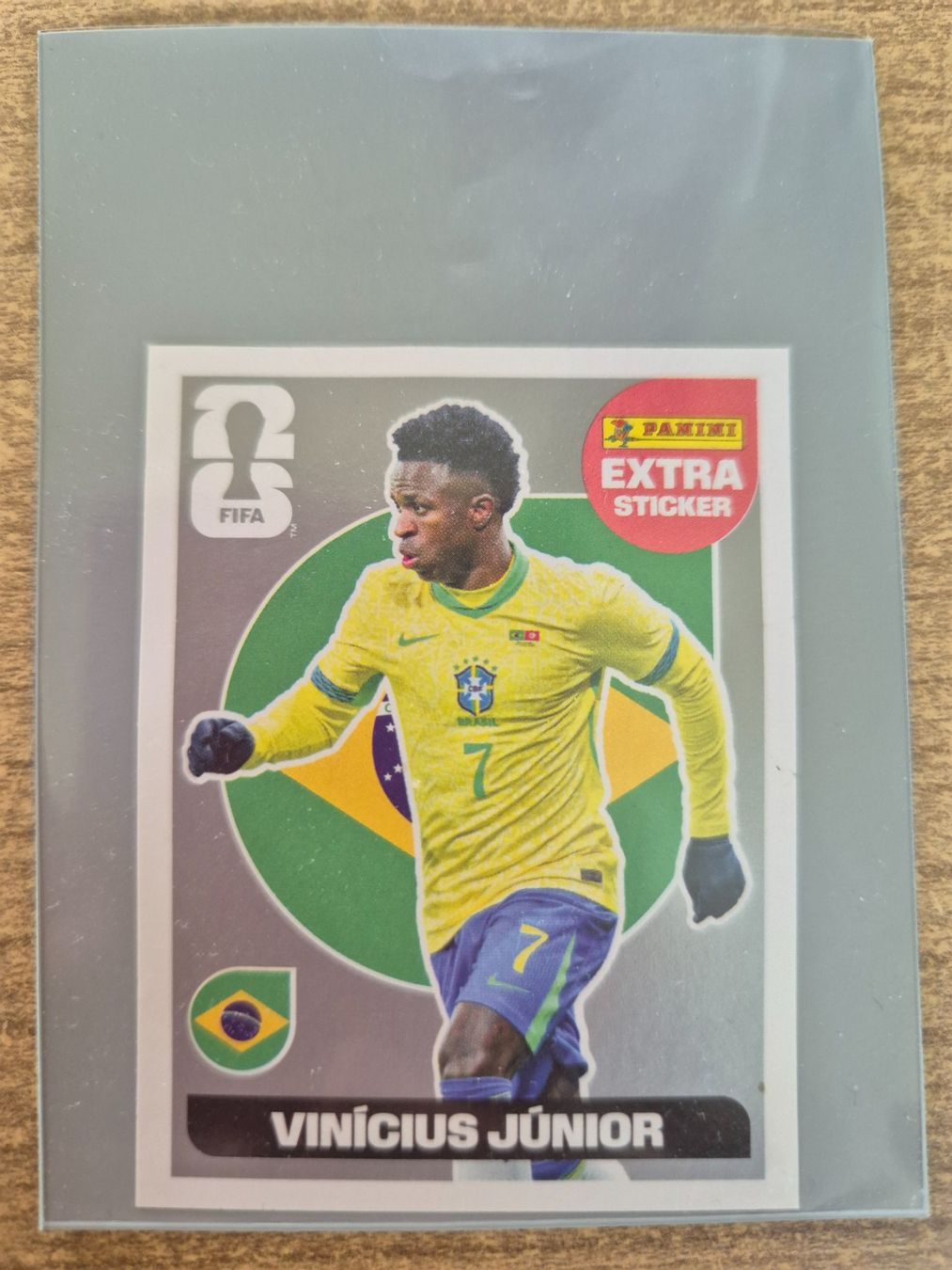 Panini Sammelbilder & Trading cards: Panini EXTRA Sticker WM 2026 - Vinicius Junior - silber – Gebraucht aus Grabserberg von Rappenstall