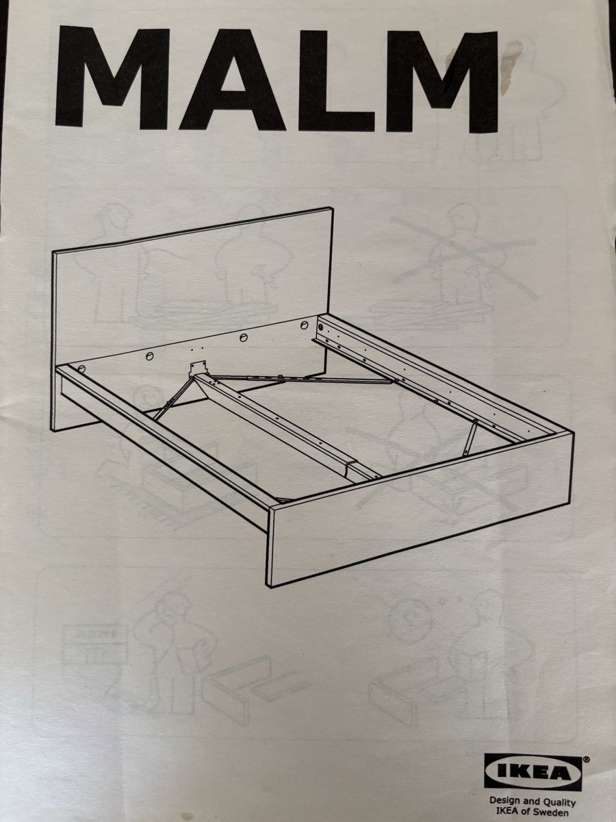 Ikea Lits: IKEA MALM bed + slatted frame (gratis) – D'occasion à Zürich par fed_b2xy 5